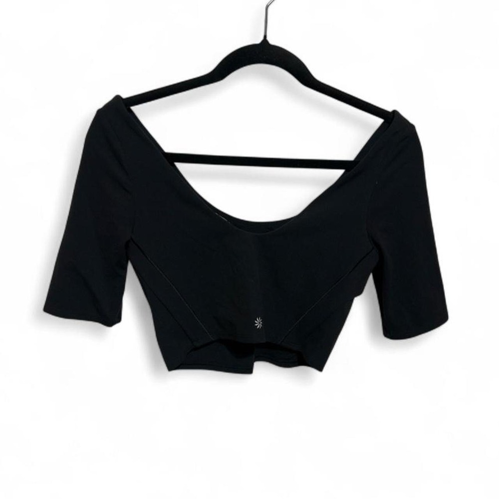 Athleta Exhilarate Crop Top (A-C) in Black - Small - C56- IC